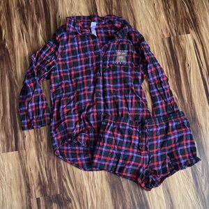Savage X Fenty Plaid Pajama Set
